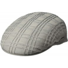 Kangol Men 's Rib Check 504 아이비 캡 그레이 M