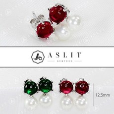 루비천연원석귀걸이