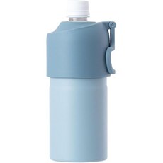아틀라스 페트병 홀더 물병 보냉 페트병 쿨러 500ml 650ml 진공단열 베이비 블루 접기 핸들 손잡이 포함 보틀인 보틀 ABIB-EBB