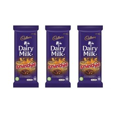 Cadbury 캐드버리 데어리 밀크 크런치 초콜릿 180g 3팩