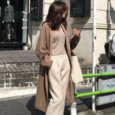 marolaya쓰리인원다기능마더캥거루여성스웨터코트