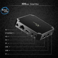 셋톱박스 S905W HD 4K X96mini Android 9.0 TV 박스, 2G+16G, 1개