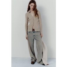 [국내배송] 자라 바디수트 바디슈트 텍스처 폴로 티셔츠 783197