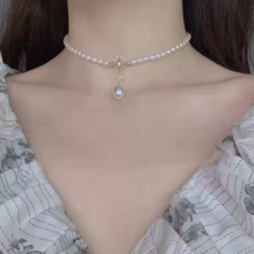 담수진주목걸이8mm