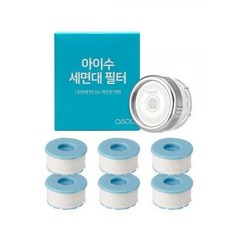 아이수 세면대필터 (본품+리필6P), 1개