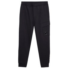 (정품)CP COMPANY 23 Diagonal Raised Fleece Sweatpants (14CMSP017A 005086W 999) (다이애그널 렌즈 카고 조거팬츠_테이퍼드