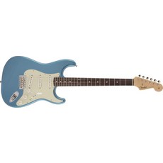 Fender 일렉트릭 기타 Made in Japan Traditional 60s Stratocaster Rosewood Fingerboard Lake Placid Blue, Lake Plush Blue, 오른쪽