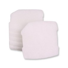 569752 / Eheim professional 3 250/350/600 2071/2073/2075 및 pro 3e 350 2074 용 호환 미세 필터 패드, White Fine_Pack of 8