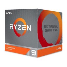 AMD 데스크탑 프로세서 Ryzen 9 3900X 12-코어 24-스레드 잠금 해제 레이스 프리즘 LED 쿨러, Processor - 3900x