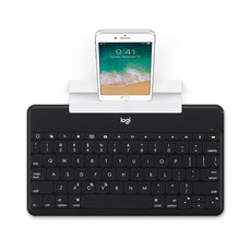 Logitech Keys to Go 아이폰 아이패드 iPad Air Windows 안드로이드 초박형 무선 키보드 블랙