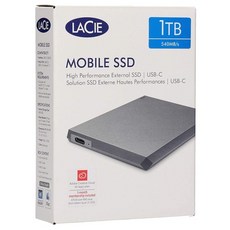 해외LaCie Mobile SSD 1TB High Performance External SSD USB-C with 1 Month of Adobe Creative Cloud 1, 상세 설명 참조0, 상세 설명 참조0