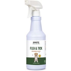 Spritz Flea Tick and Mosquito Spray for Dogs Cats Home Control Prevention Treatment Natural Plant