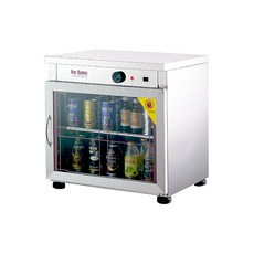  리빙플랜 전기온장고 6호 유리문 단문형 캔음료50개보관 