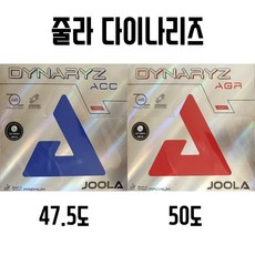 [줄라] 다이나리즈 DYNARYZ ACC AGR - JOOLA 탁구러버, AGR 적맥50도