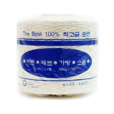동방콘사 12합 18합 24합 무색 순면콘사 면실 대용량 뜨개실, 1개