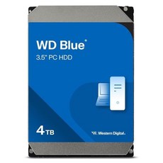 Western Digital WD 블루 하드 드라이브 HDD 4TB (WD40EZAZ) 2024