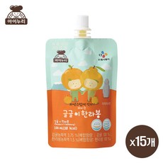 CJ 이츠웰 아이누리 마시는 귤귤이 한라봉, 100ml, 15개