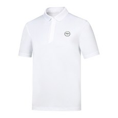 [타이틀리스트] 골프반팔티 CQK TKPMS2234-01 SIMPLE EMBLEM POLO SHIRT WHITE - 타이틀리스트티셔츠