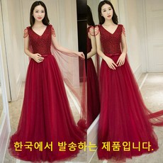 라온드레스 파티드레스 한국발송 2일후배송완료 드레스 연주복 이브닝드레스 mj-678