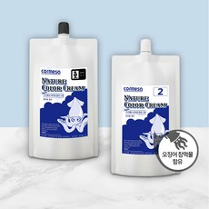 코르메사 오징어먹물 염색약 500g (색상선택) 저자극 셀프 새치커버, 자연갈색, 1세트