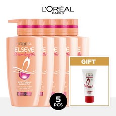 엘세브 드림랭스 샴푸/컨디셔너 헤어팩 410ml 5개+TR5 헤어팩 50ml