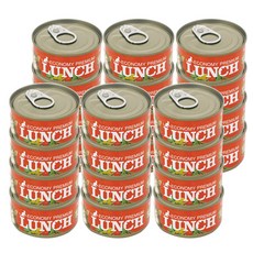 런치 이코노미 고양이 간식 캔 참치+게살 80g x 24개, 단품