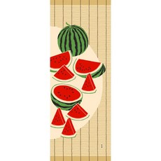 하마 후미 님 그림 수박과 수박, 1개
