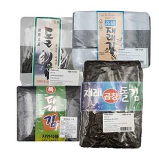 국산 곱창 재래 돌김 무산돌김 파래김 재래김 전라도 해남 완도 청정 100장(1속), 파래김 100장
