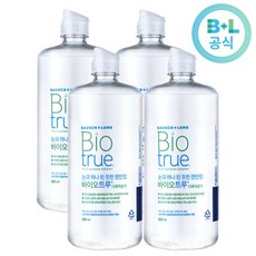 [바슈롬] 리뉴 바이오트루 500ml x4개 렌즈세척액, 상세 설명 참조