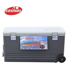 코스모스 아이스박스 44리터 60리터 62리터 70리터 바퀴형 낚시 레저 캠핑 차량용 쿨러, WJ-744(44리터) 바퀴형