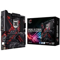 ASUS ROG LGA1151 (300 시리즈) DDR4 HDMI DVI M.2 ATX 마더 보드 (Strix B360-H 게임), One Color_One Size, One Color, 상세 설명 참조0