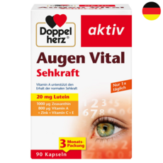 독일 도펠헤르츠 루테인 지아잔틴 눈건강 영양제 3개월분, 1개, 90캡슐