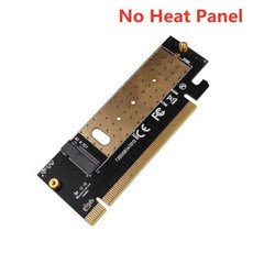 [해외] M.2PCIE X16 어댑터 카드 PCIEM. 2 변환 어댑터 NVME SSD 어댑터 M2 M 키 인터페이스 PCI EXPRESS 3.0X4 22302280 크기, 빨간