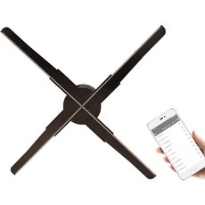 3Dhologramfan 3D 홀로그램 팬 16.5인치 팬 42CM 홀로그래픽 프로젝터 와이파이 연결 지원 디스플레이 휴대용 디자인 LED 디스플레이에는 700개의 비디오가