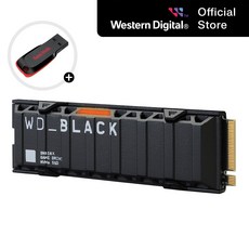 WD M.2 NVMe SSD BLACK SN850X HS 히트싱크 대용량 고성능 / USB 증정, 2TB