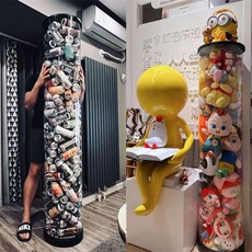 업소용 시리얼통 사탕 진열장 견과류 조식 과자통 용기 캔디샵, 2. 검정(금속), 1개