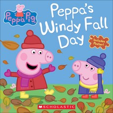 (영문도서) Peppa's Windy Fall Day Hardcover, Turtleback, English, 9781531157401