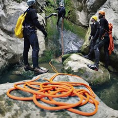  등산로프 산악 암벽 구조 안전줄 로프 안전끈 몇미터, 12mm/100m/내하중 1800KG, 1개 