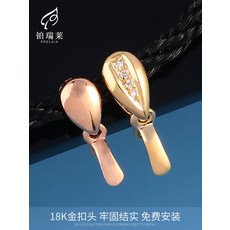 백금서래 18K골드 물방울단추 큐빅상감 밀랍 옥석 집게 고리 부품