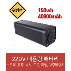 제스트 휴대용 대용량 배터리 Z-JB40800 노트북 캠핑 220v 40800mAh