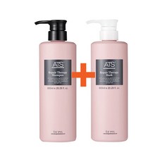 ATS 에이티에쓰 리페어 테라피 샴푸600ml 리페어 테라피 마스크600ml 2종 세트, 1개, 600ml