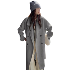 핸드메이드코트 여성 코트 롱 겨울 자켓