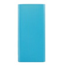 보조베터리 케이스 샤오미 실리콘 커버 20000mAh 외부 배터리 팩 샤오미 PLM07ZM, 06 Blue