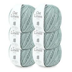 [앵콜스] 오트린넨 Oat Linen (6볼묶음), 1개, 313 아이스민트