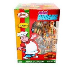 스위트 미니버거 젤리 100개입, 1kg, 1개
