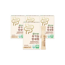 유기농 장대원 프로바이오틱스 유산균(4박스/4개월분), 90g, 4개