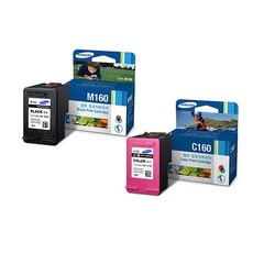 삼성전자 INK-M160 검정 INK-C160 칼라 SCX1480 SCX1860FA 정품잉크, 삼성 정품, 1개