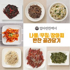나물 무침 장아찌 반찬 선택 7/고사리나물/무말랭이무침/간장고추지/숙주나물/양념마늘쫑/알마늘짱아치/도라지무침/깻잎무침/도라지나물/무나물/콩나물무침/미니고추지/미역줄기볶음, 1