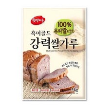 흑미골드강력쌀가루 국산쌀 3kg, 1개