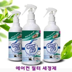 에어컨내부필터세정제 항균 제균 냄새제거 곰팡이균제균 살균코팅세정, 1병, 500ml